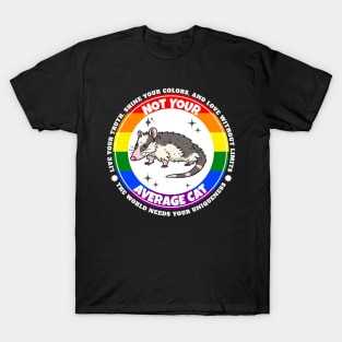 LGBTQIA+ Opossum Pride T-Shirt